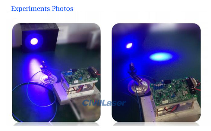 405nm fiber coupled laser system